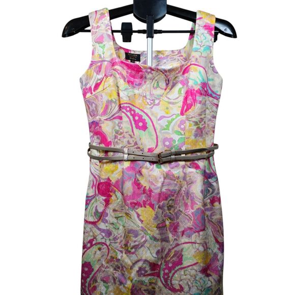 Escada Dress Womens Small Sheath Paisley Dress Neiman Marcus Luxury Designer 36 - Picture 1 of 14